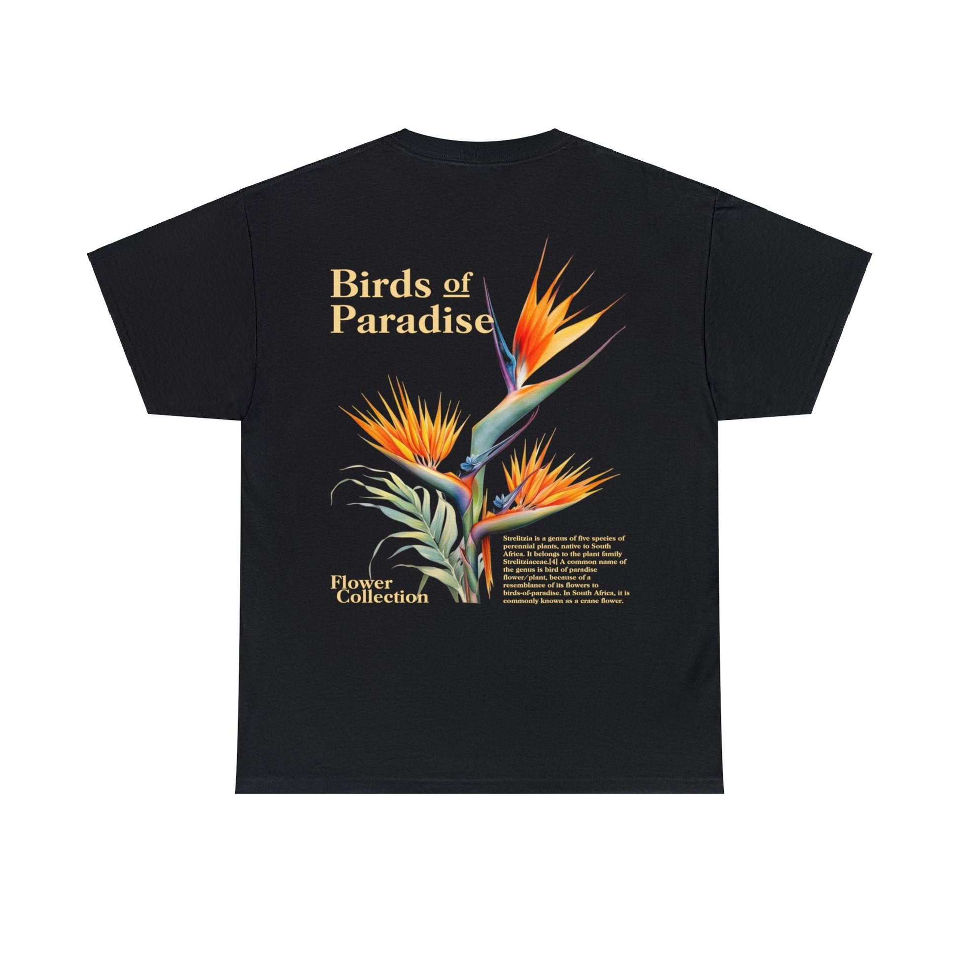 Birds Of Paradise Graphic Tee Graphic Tees Australia Black / S Graphic T-Shirt Australia -  Cool Graphic T-Shirts Online -  Birds Of Paradise Graphic Tee | Cool Graphic T-Shirts Online Au