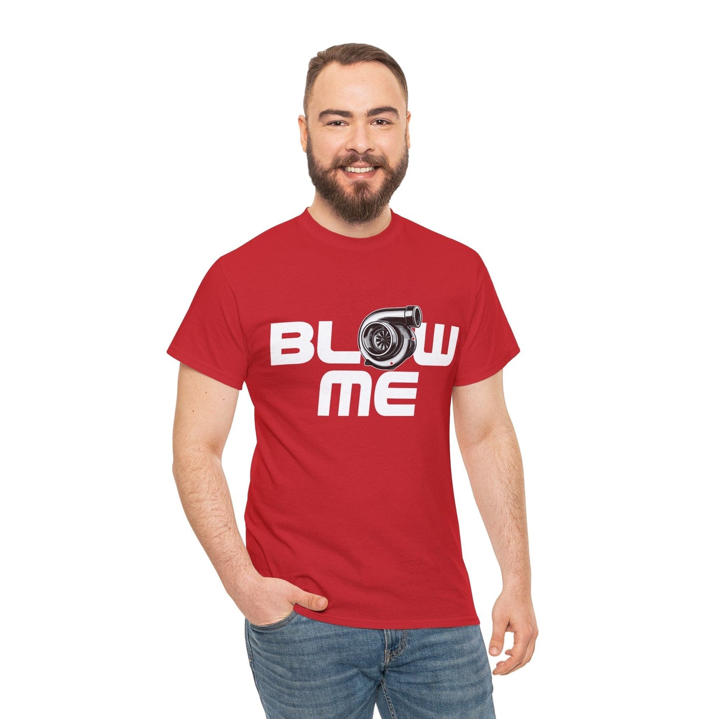 Blow Me Turbocharger Graphic Tee Graphic Tees Australia Red / S Graphic T-Shirt Australia -  Cool Graphic T-Shirts Online -  Blow Me Turbocharger T-Shirt | JDM Performance Car T-Shirts