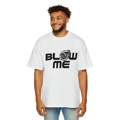 Blow Me Turbocharger Oversized Tee Graphic Tees Australia White / S Graphic T-Shirt Australia -  Cool Graphic T-Shirts Online - 