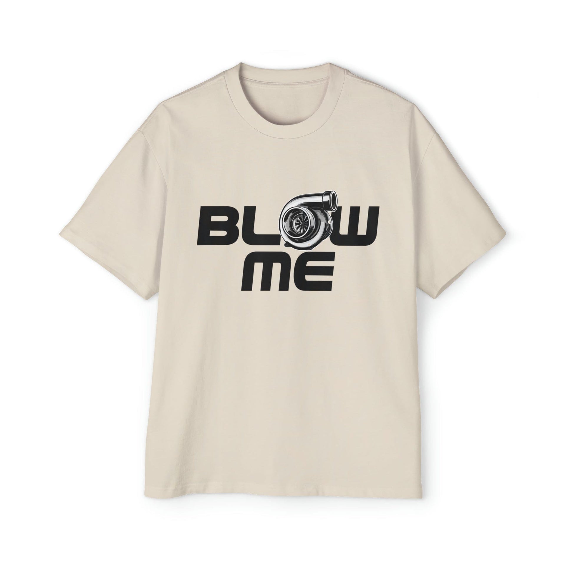 Blow Me Turbocharger Oversized Tee Graphic Tees Australia Graphic T-Shirt Australia -  Cool Graphic T-Shirts Online - 