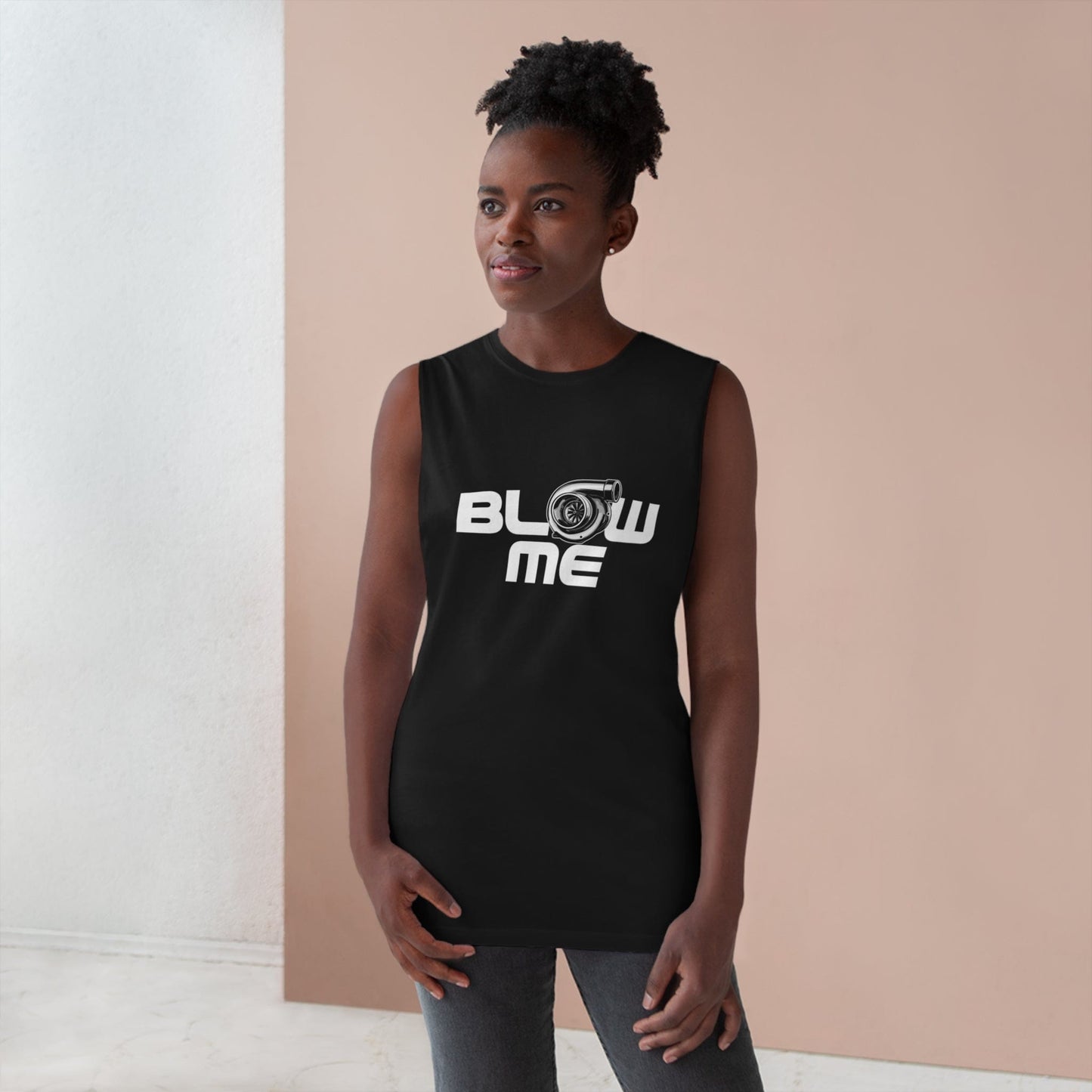 Blow Me Turbocharger Tank Top Graphic Tees Australia Graphic T-Shirt Australia -  Cool Graphic T-Shirts Online - 