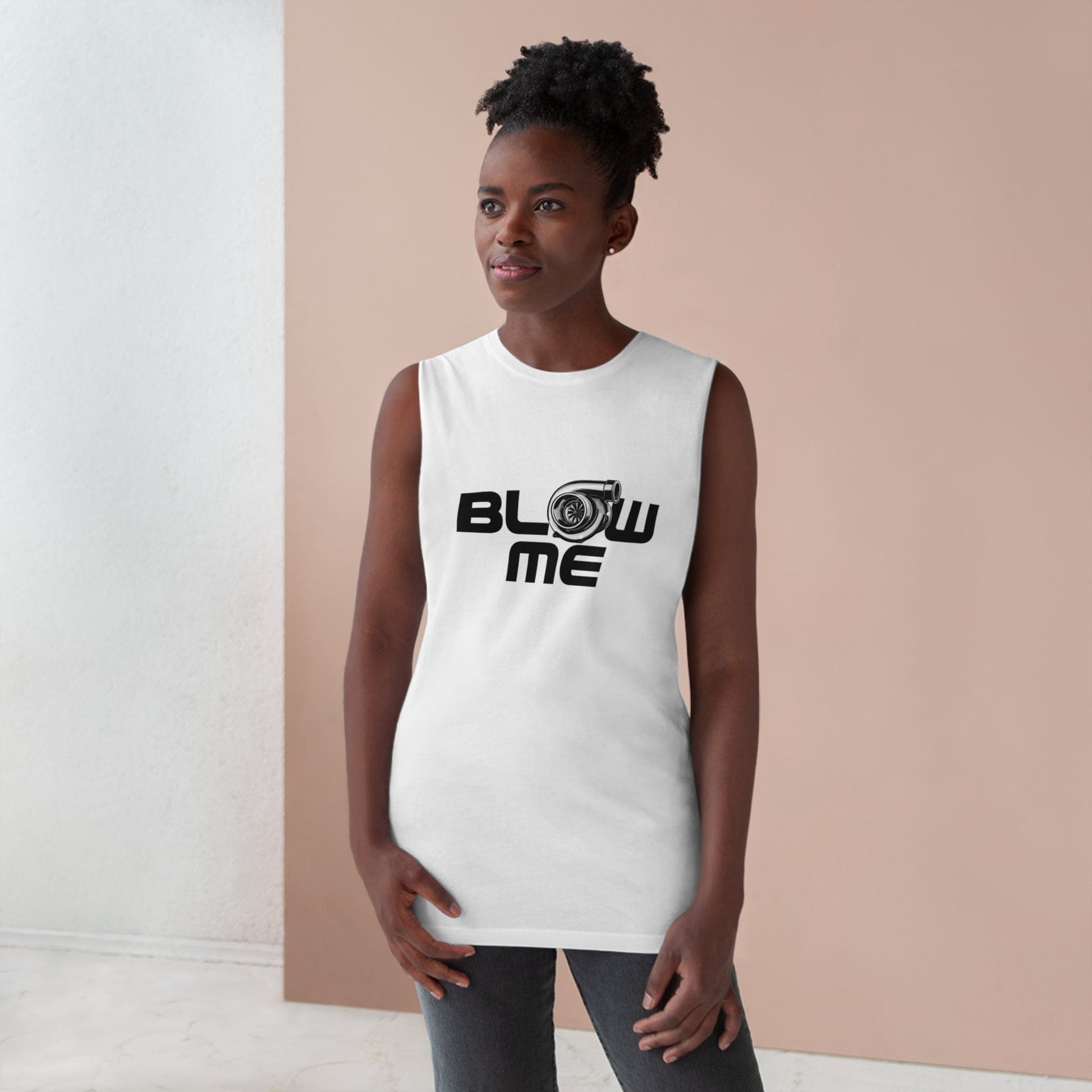 Blow Me Turbocharger Tank Top Graphic Tees Australia Graphic T-Shirt Australia -  Cool Graphic T-Shirts Online - 