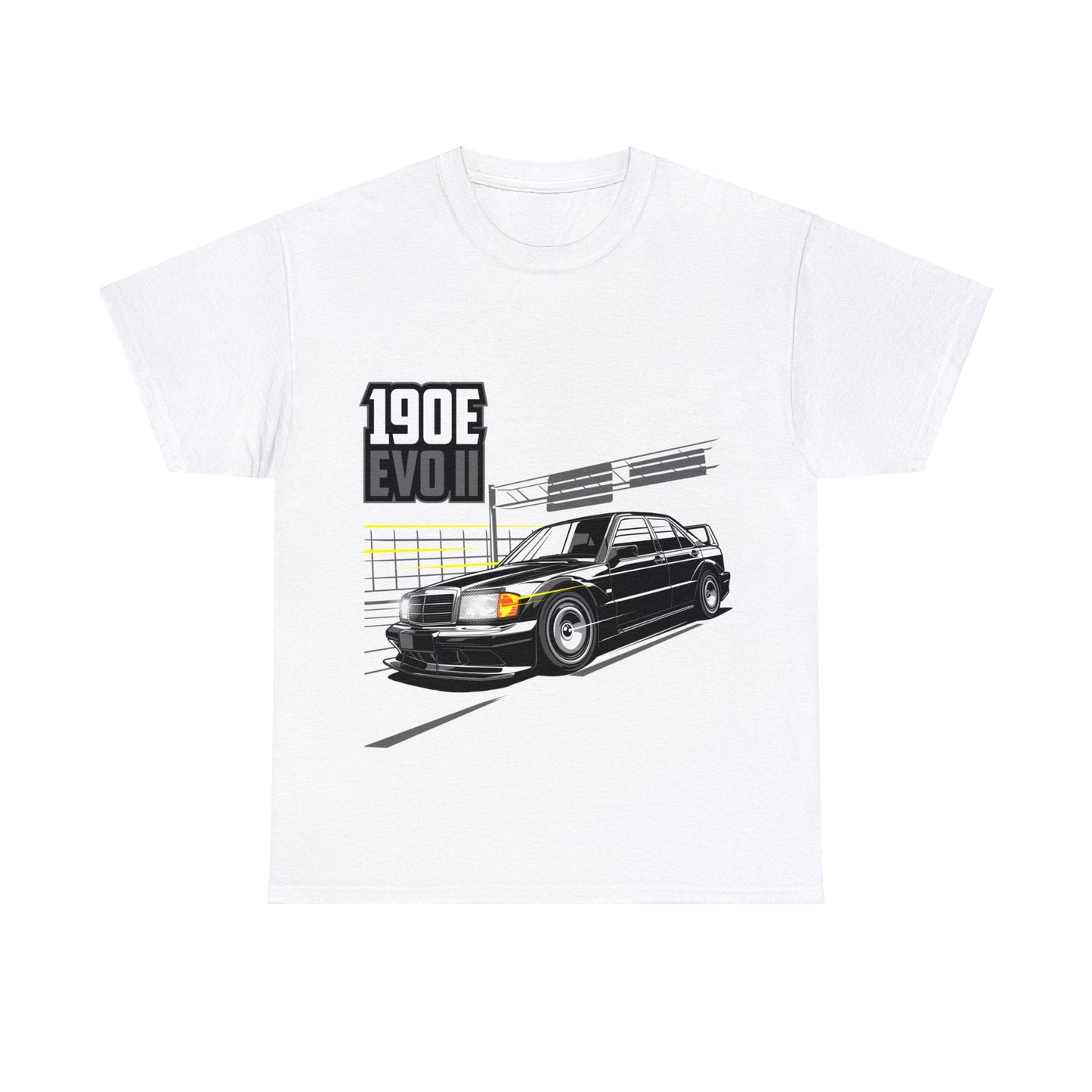 BMW 190e Evo II JDM Graphic Tee Graphic Tees Australia White / S Graphic T-Shirt Australia -  Cool Graphic T-Shirts Online - 