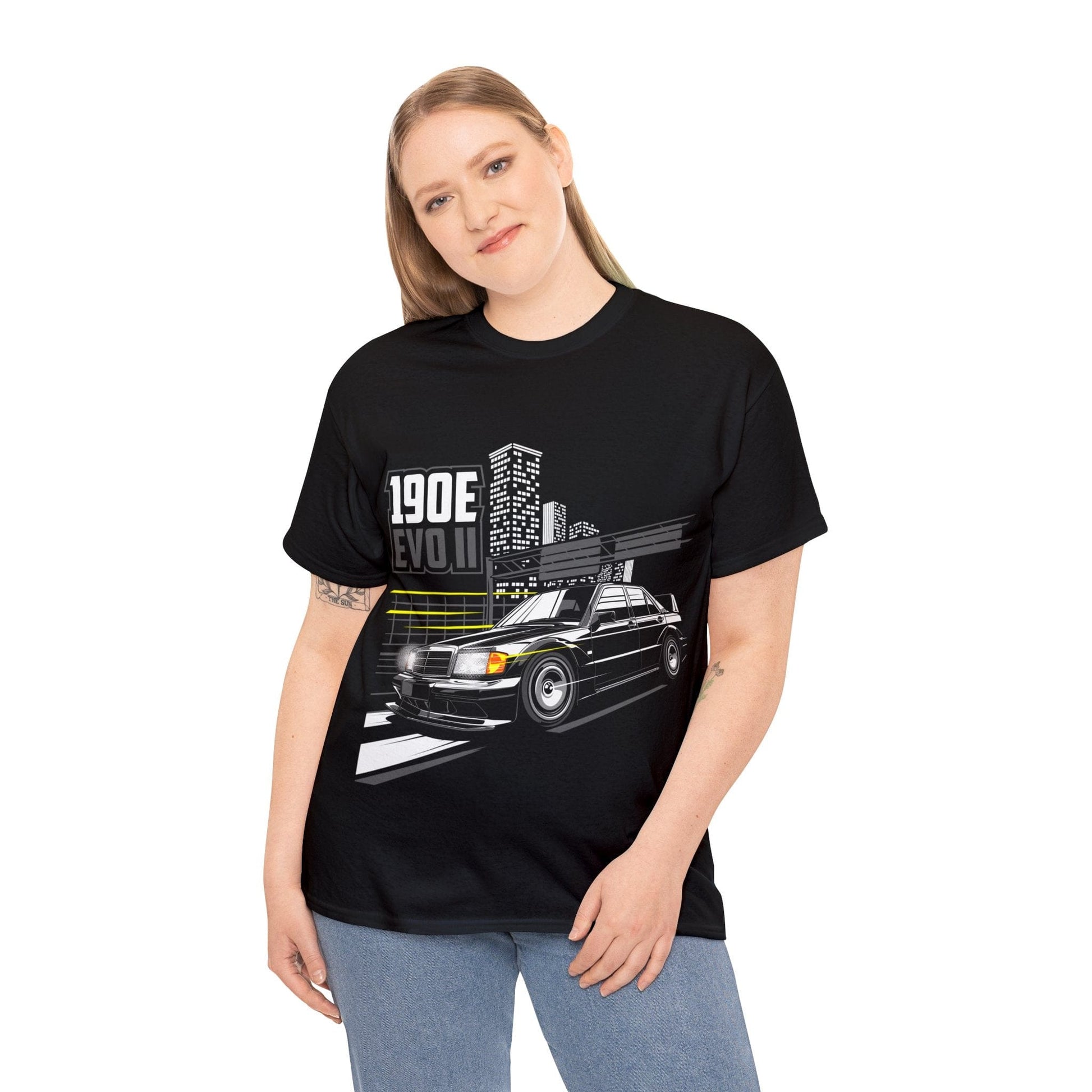 BMW 190e Evo II JDM Graphic Tee Graphic Tees Australia Graphic T-Shirt Australia -  Cool Graphic T-Shirts Online - 