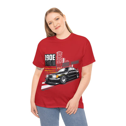 BMW 190e Evo II JDM Graphic Tee Graphic Tees Australia Graphic T-Shirt Australia -  Cool Graphic T-Shirts Online - 