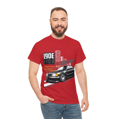 BMW 190e Evo II JDM Graphic Tee Graphic Tees Australia Graphic T-Shirt Australia -  Cool Graphic T-Shirts Online - 