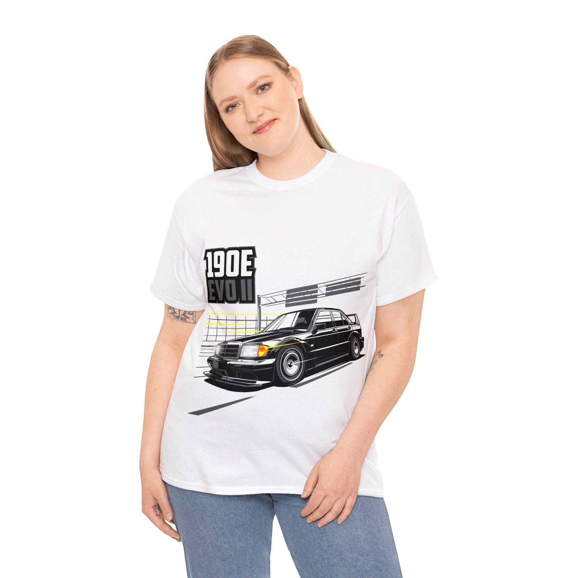 BMW 190e Evo II JDM Graphic Tee Graphic Tees Australia Graphic T-Shirt Australia -  Cool Graphic T-Shirts Online - 