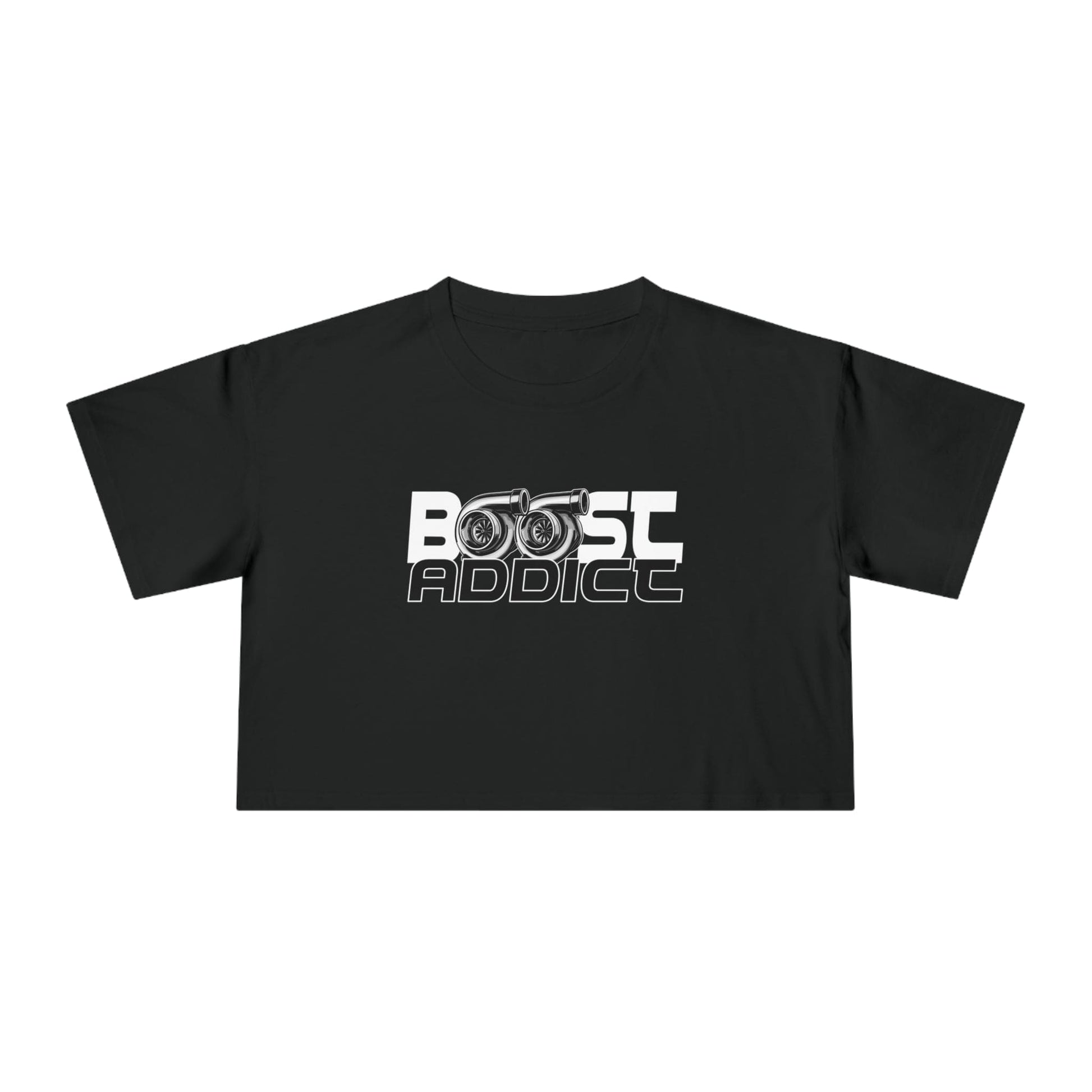 Boost Addict Crop Tee Graphic Tees Australia Graphic T-Shirt Australia -  Cool Graphic T-Shirts Online - 