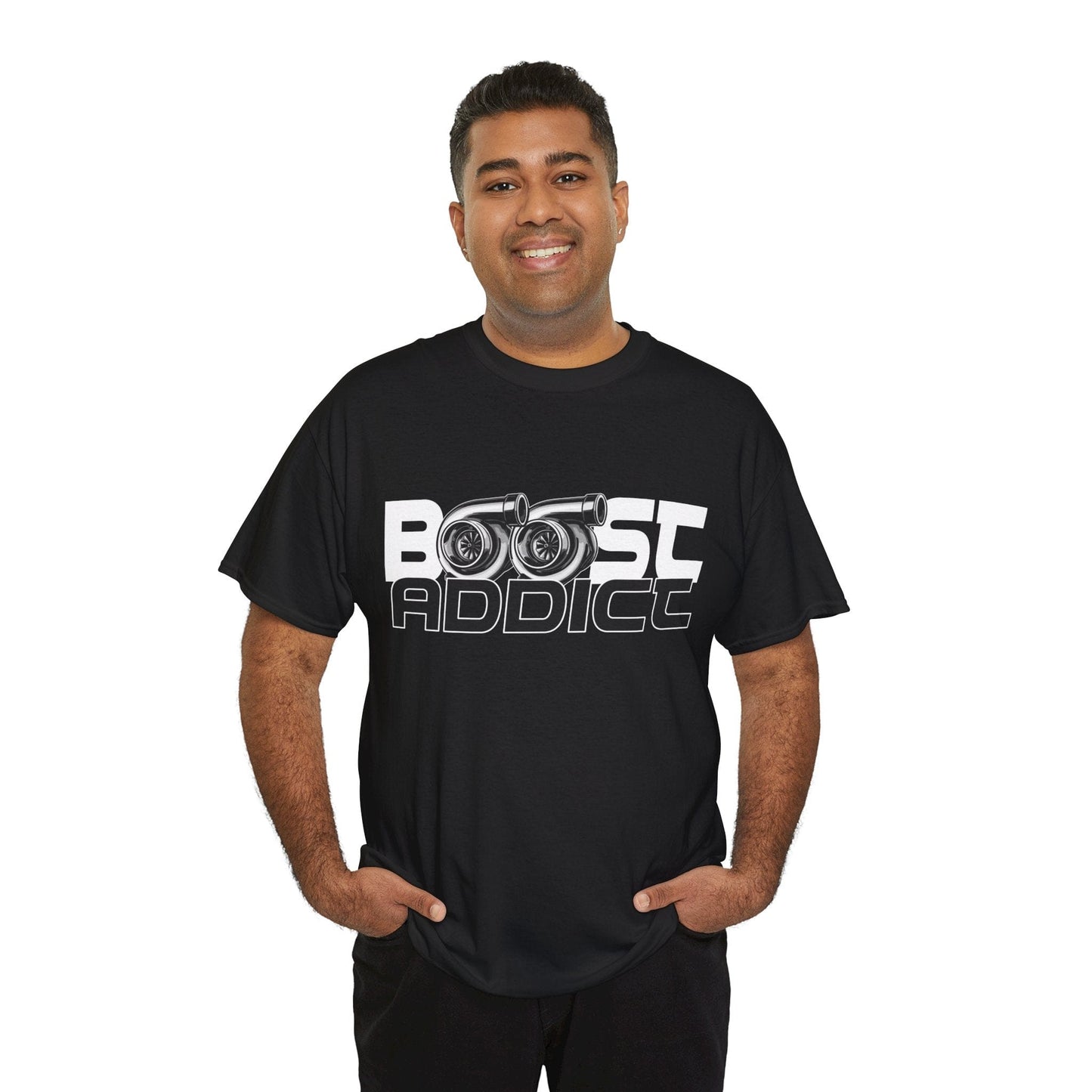 Boost Addict Graphic Tee Graphic Tees Australia Black / S Graphic T-Shirt Australia -  Cool Graphic T-Shirts Online -  Boost Addict T-Shirt | JDM Race Wear Australia