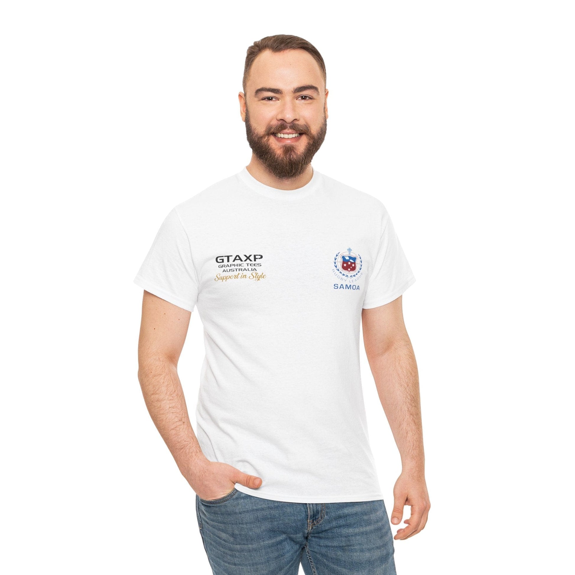 Brian To'o Samoa Graphic Tee Graphic Tees Australia Graphic T-Shirt Australia -  Cool Graphic T-Shirts Online -  Brian To'o Samoa T-Shirt | Samoa Supporters Fan Gear