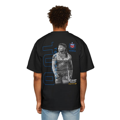 Brian To'o Samoa Oversized Tee Graphic Tees Australia Black / S Graphic T-Shirt Australia -  Cool Graphic T-Shirts Online -  Brian To'o Samoa Oversized Tee | Samoa Supporters Gear