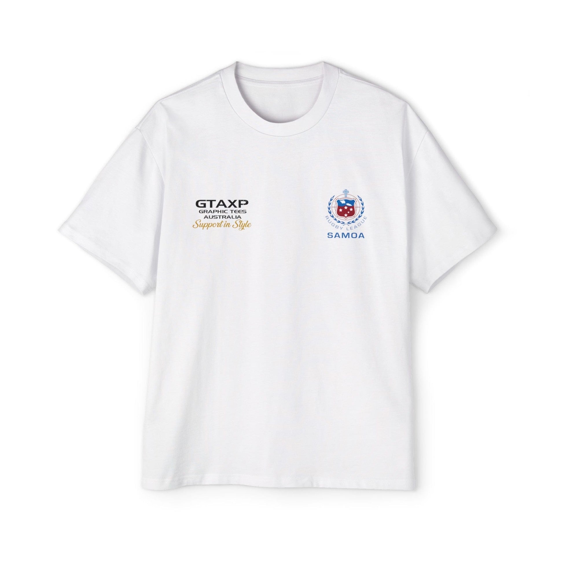 Brian To'o Samoa Oversized Tee Graphic Tees Australia Graphic T-Shirt Australia -  Cool Graphic T-Shirts Online -  Brian To'o Samoa Oversized Tee | Samoa Supporters Gear