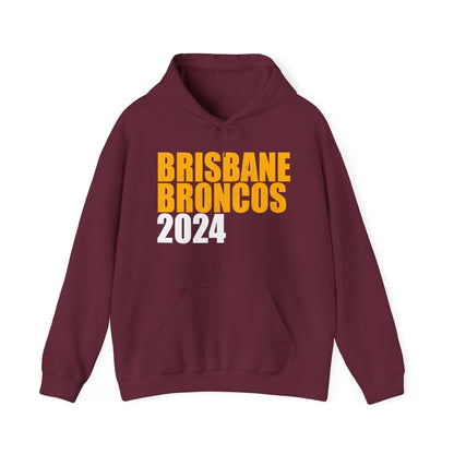 Brisbane Broncos 2024 Hoodie Graphic Tees Australia Graphic T-Shirt Australia -  Cool Graphic T-Shirts Online -  Brisbane Broncos 2024 Hoodie | NRL hoodies Australia