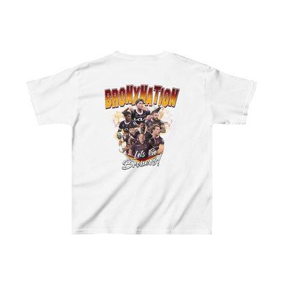 Brisbane Broncos BronxNation Kids Tee Printify XS / White Graphic T-Shirt Australia -  Cool Graphic T-Shirts Online - 