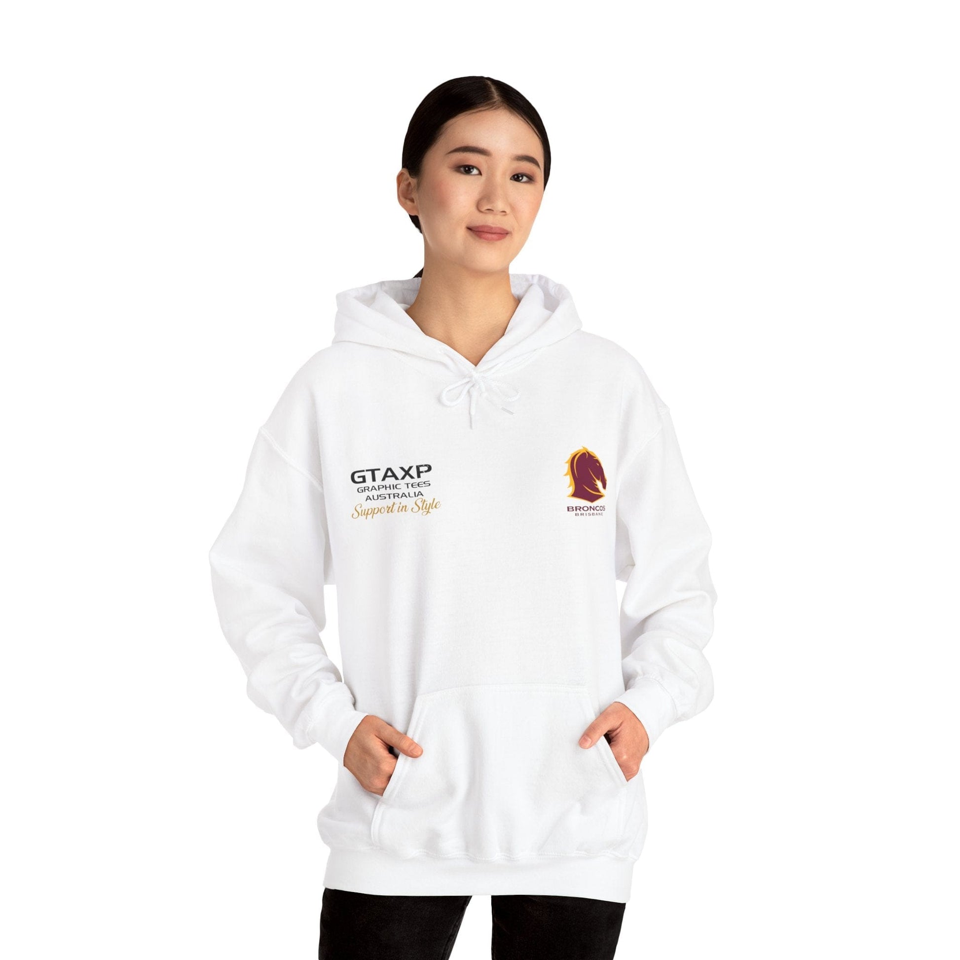 Brisbane Broncos Buck Hoodie Graphic Tees Australia Graphic T-Shirt Australia -  Cool Graphic T-Shirts Online -  Brisbane Broncos Buck Hoodie | Brisbane Broncos Hoodie