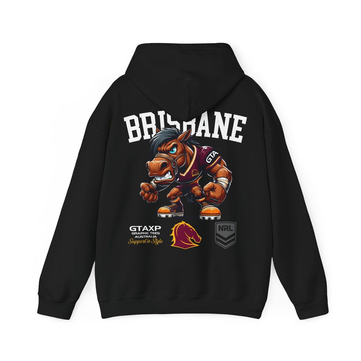 Brisbane Broncos Buck Hoodie Graphic Tees Australia Graphic T-Shirt Australia -  Cool Graphic T-Shirts Online -  Brisbane Broncos Buck Hoodie | Brisbane Broncos Hoodie