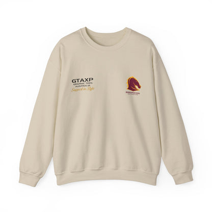 Brisbane Broncos Buck Jumper Graphic Tees Australia Graphic T-Shirt Australia -  Cool Graphic T-Shirts Online -  Brisbane Broncos Buck Jumper | Brisbane Broncos Crew Sweater