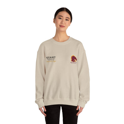 Brisbane Broncos Buck Jumper Graphic Tees Australia Graphic T-Shirt Australia -  Cool Graphic T-Shirts Online -  Brisbane Broncos Buck Jumper | Brisbane Broncos Crew Sweater