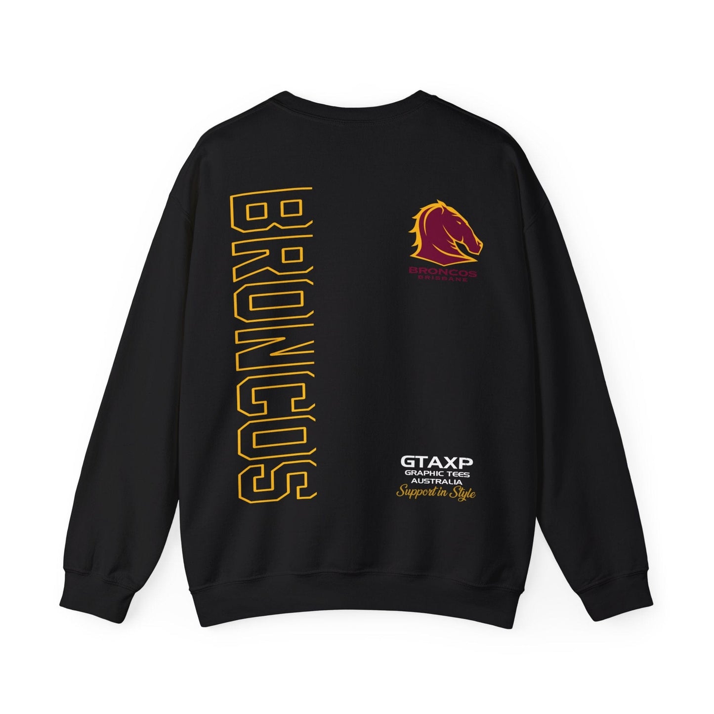 Brisbane Broncos Duo Jumper Graphic Tees Australia Graphic T-Shirt Australia -  Cool Graphic T-Shirts Online -  Brisbane Broncos Duo Jumper | Broncos Crew Sweater