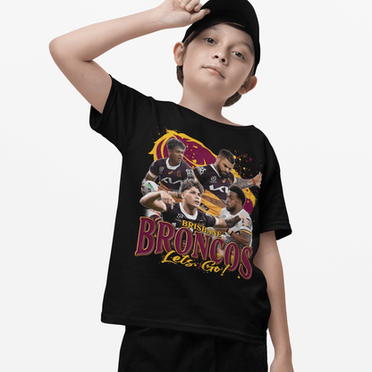 Brisbane Broncos Kids Tee Graphic Tees Australia Graphic T-Shirt Australia -  Cool Graphic T-Shirts Online -  Brisbane Broncos Kids Tee | Brisbane Broncos Kids T-Shirt