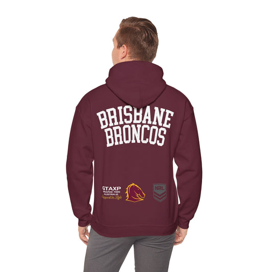 Brisbane Broncos NRL Hoodie Graphic Tees Australia Maroon / S Graphic T-Shirt Australia -  Cool Graphic T-Shirts Online -  Brisbane Broncos NRL Hoodie | Brisbane Broncos Merch