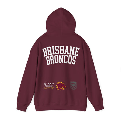 Brisbane Broncos NRL Hoodie Printify Graphic T-Shirt Australia -  Cool Graphic T-Shirts Online - 