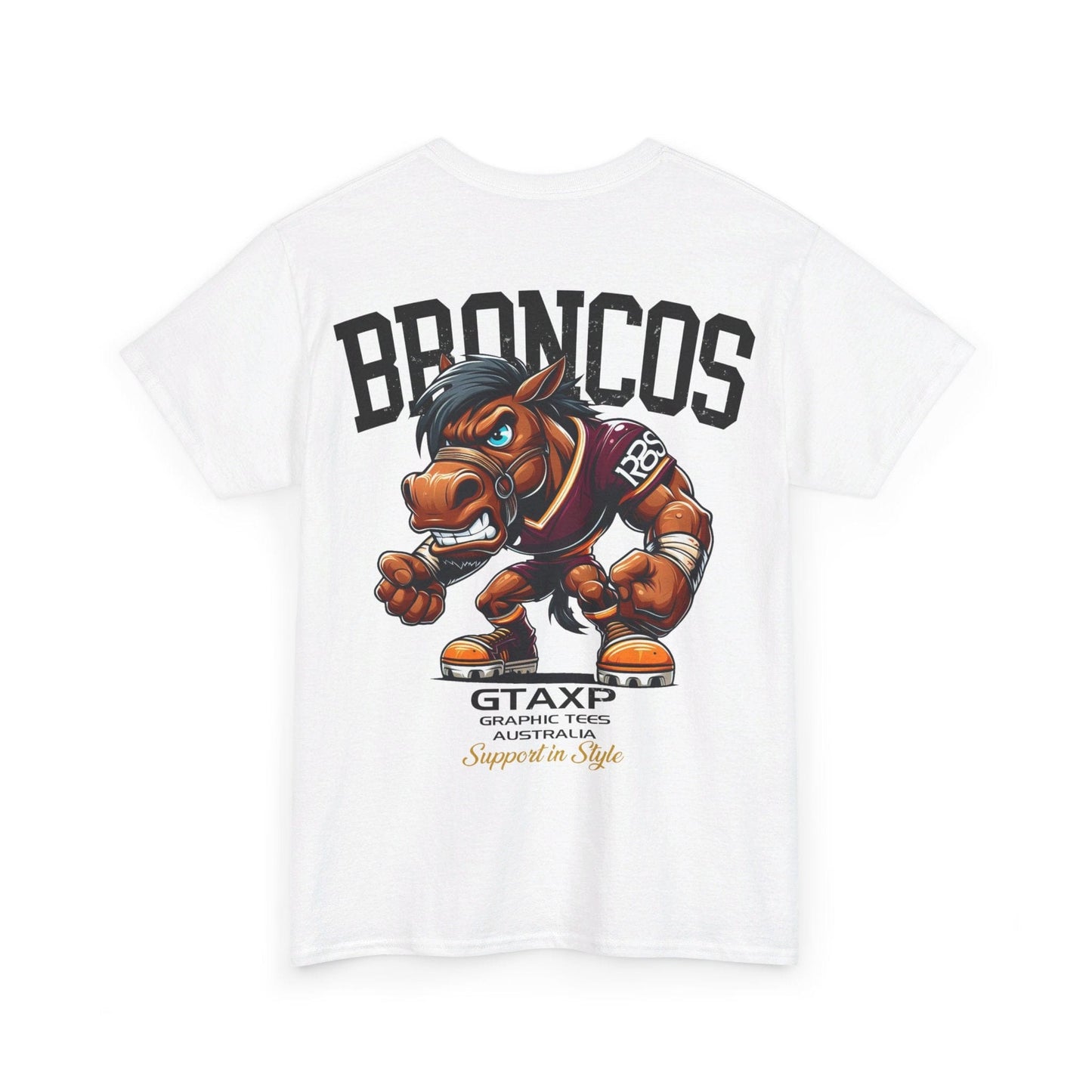 Broncos Rugby League Graphic Tee Graphic Tees Australia Graphic T-Shirt Australia -  Cool Graphic T-Shirts Online -  Broncos Rugby League T Shirt | Broncos Supporters Gear