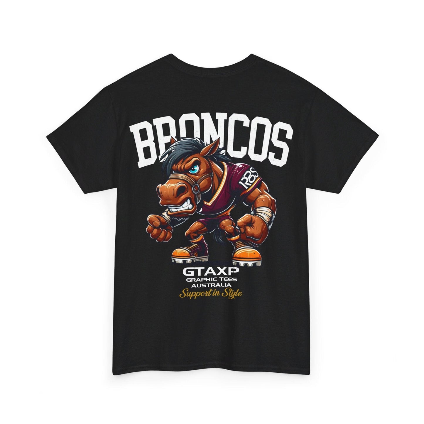 Broncos Rugby League Graphic Tee Graphic Tees Australia Graphic T-Shirt Australia -  Cool Graphic T-Shirts Online -  Broncos Rugby League T Shirt | Broncos Supporters Gear