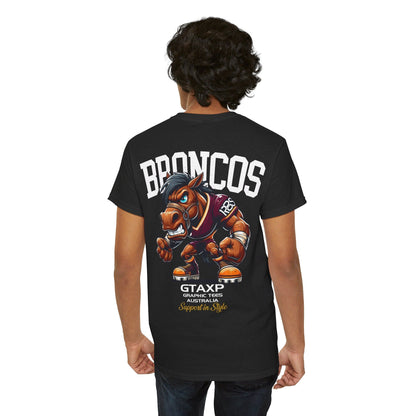 Broncos Rugby League Graphic Tee Graphic Tees Australia Graphic T-Shirt Australia -  Cool Graphic T-Shirts Online -  Broncos Rugby League T Shirt | Broncos Supporters Gear