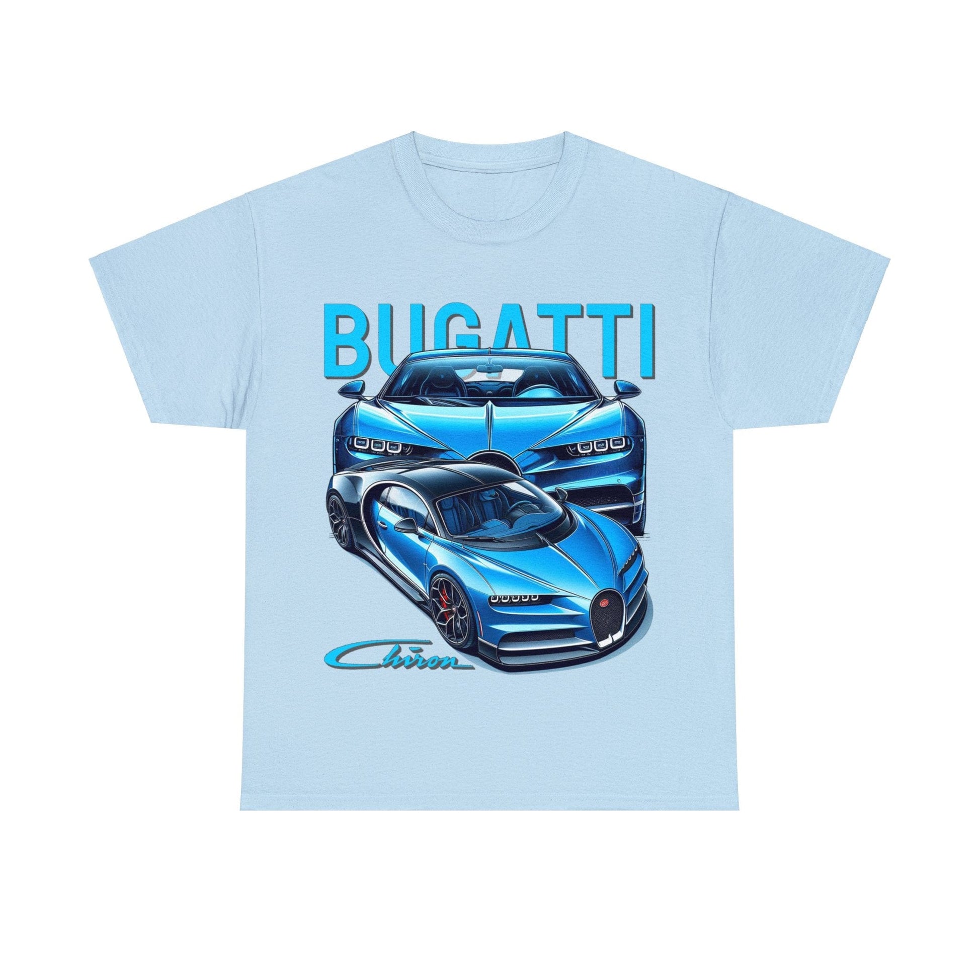 Bugatti Chivron Graphic Tee Graphic Tees Australia Light Blue / S Graphic T-Shirt Australia -  Cool Graphic T-Shirts Online -  Bugatti Chivron T-Shirt | JDM Graphic Tees Australia