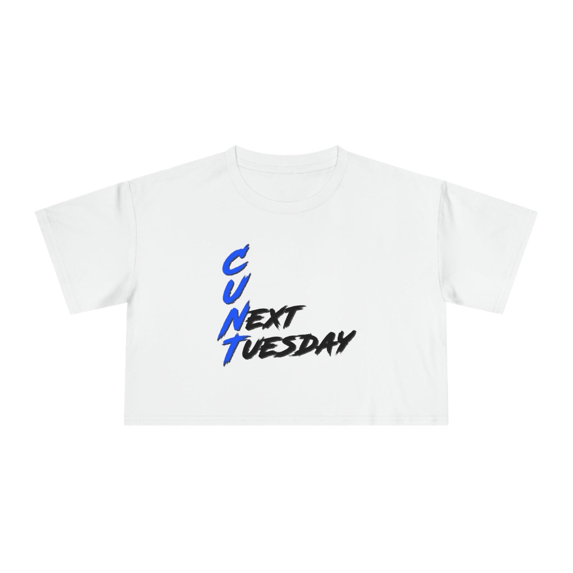 C U Next Tuesday Crop Tee Graphic Tees Australia Graphic T-Shirt Australia -  Cool Graphic T-Shirts Online -  C U Next Tuesday Crop Tee | Funny Womens T Shirts Australia