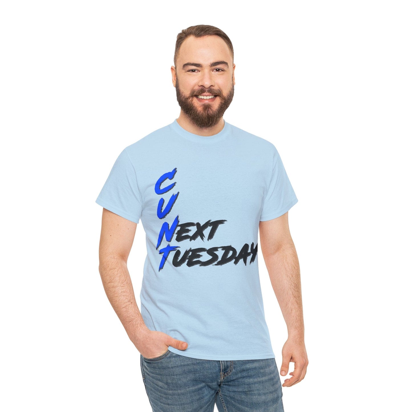 C U Next Tuesday Graphic Tee Graphic Tees Australia Light Blue / S Graphic T-Shirt Australia -  Cool Graphic T-Shirts Online -  C U Next Tuesday T-Shirt | Funny T Shirts Australia