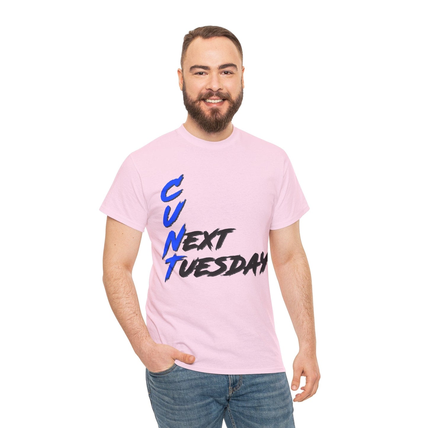 C U Next Tuesday Graphic Tee Graphic Tees Australia Light Pink / S Graphic T-Shirt Australia -  Cool Graphic T-Shirts Online -  C U Next Tuesday T-Shirt | Funny T Shirts Australia