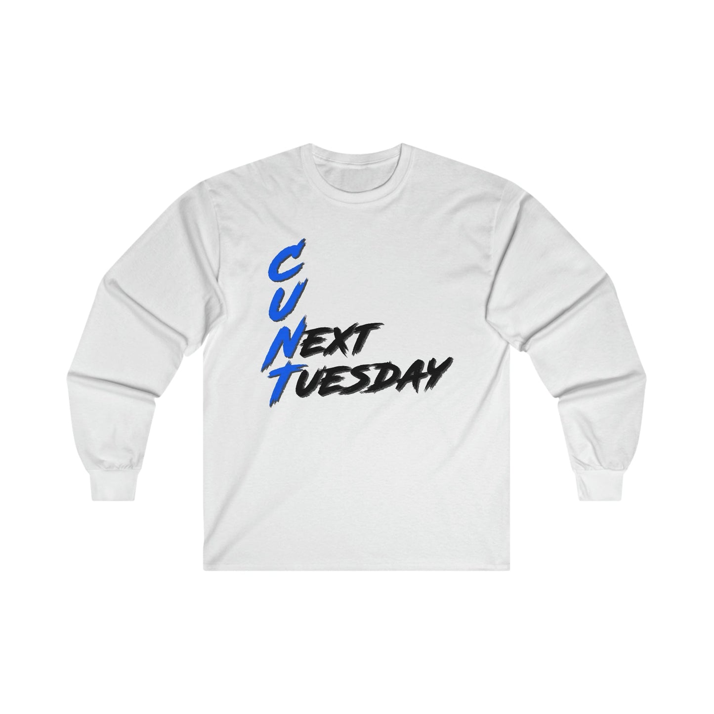 C U Next Tuesday Long Sleeve Graphic Tees Australia S / White Graphic T-Shirt Australia -  Cool Graphic T-Shirts Online -  C U Next Tuesday Long Sleeve | Graphic Long Sleeve Shirts