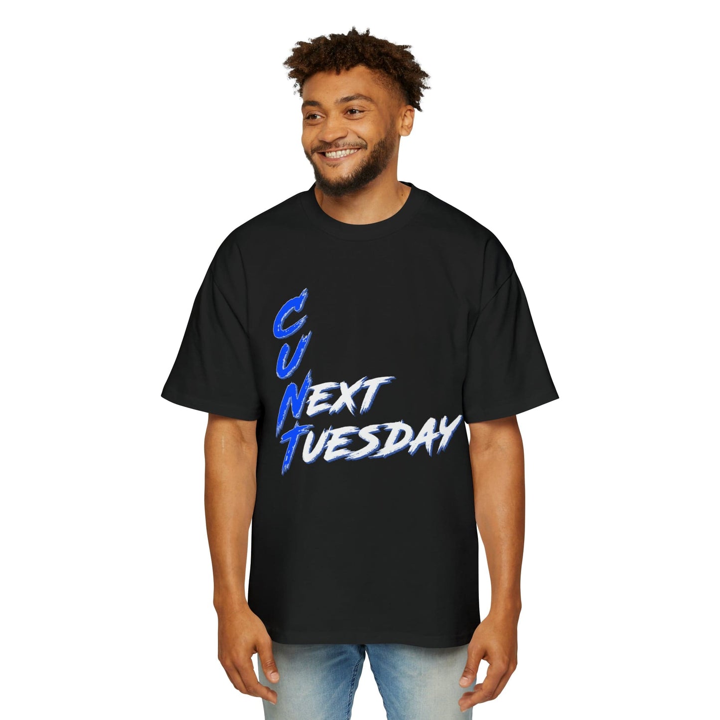 C U Next Tuesday Oversized Tee Graphic Tees Australia Black / S Graphic T-Shirt Australia -  Cool Graphic T-Shirts Online -  C U Next Tuesday Oversized Tee | Funny Graphic T-Shirts Australia