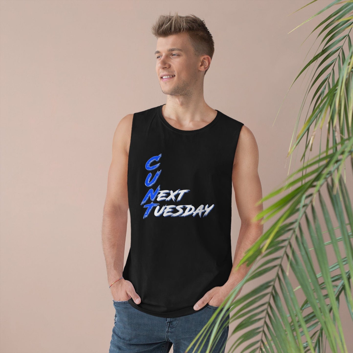 C U Next Tuesday Tank Top Graphic Tees Australia Black / XS Graphic T-Shirt Australia -  Cool Graphic T-Shirts Online -  C U Next Tuesday Tank Top | Funny Graphic Tank Tops Australia