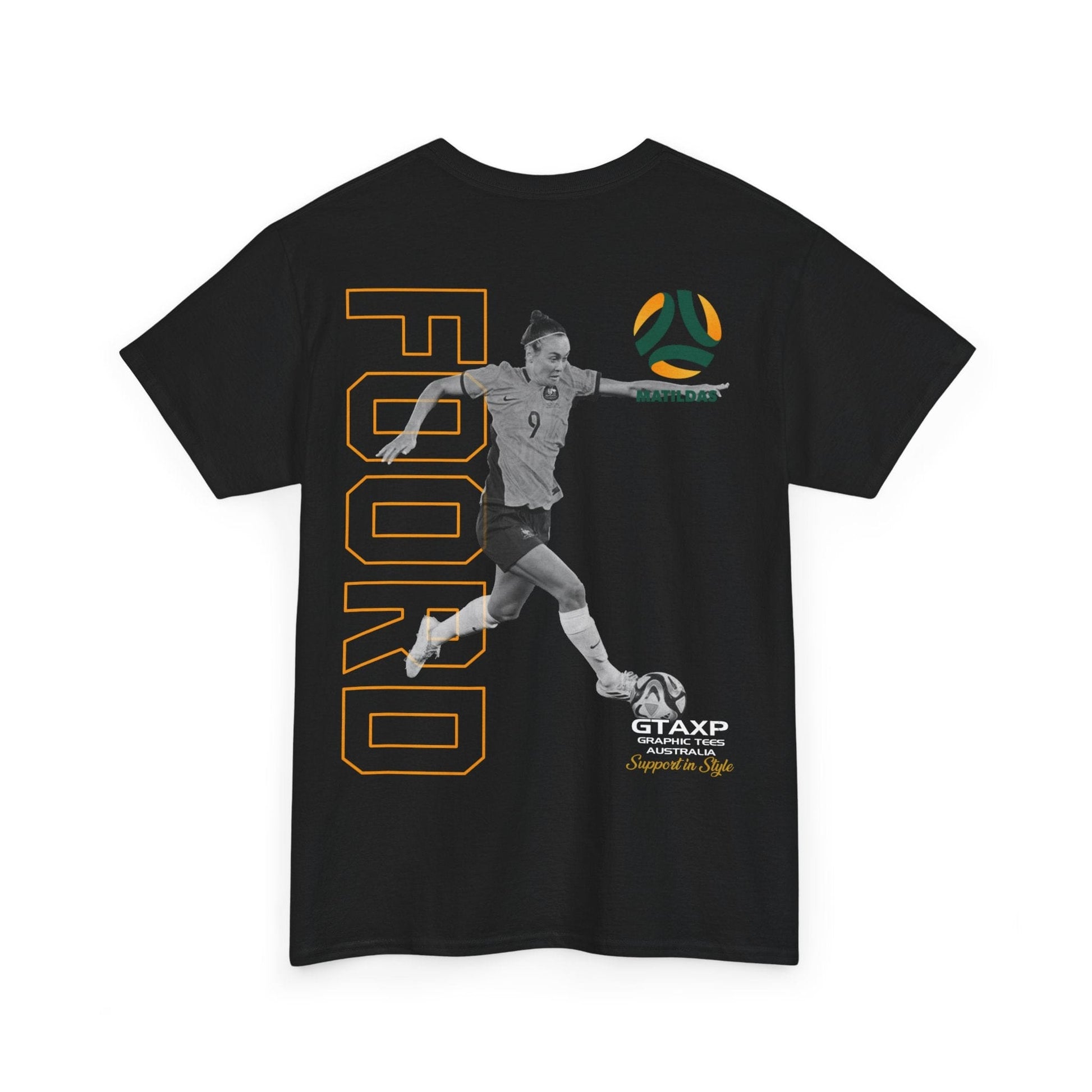 Caitlin Foord Matildas Duo Graphic Tee Graphic Tees Australia Graphic T-Shirt Australia -  Cool Graphic T-Shirts Online -  Caitlin Foord Matildas Duo T-Shirt | Matildas Merch