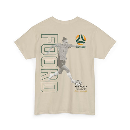 Caitlin Foord Matildas Duo Graphic Tee Graphic Tees Australia Graphic T-Shirt Australia -  Cool Graphic T-Shirts Online -  Caitlin Foord Matildas Duo T-Shirt | Matildas Merch