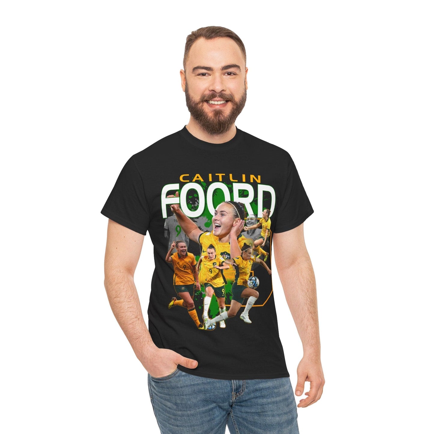 Caitlin Foord Matildas Graphic Tee Graphic Tees Australia Graphic T-Shirt Australia -  Cool Graphic T-Shirts Online -  Caitlin Foord Matildas T-Shirt | Matildas Merchandise Australia