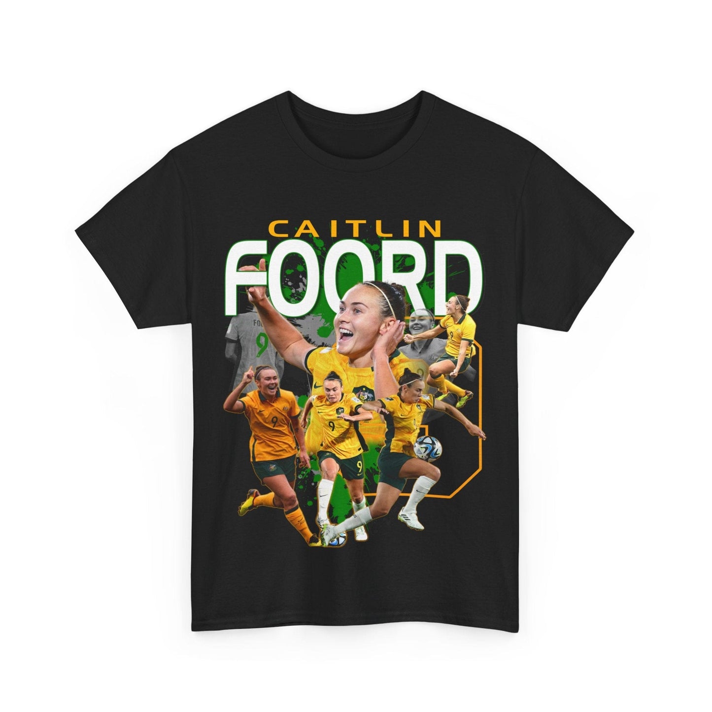 Caitlyn Foord Matildas Graphic Tee Graphic Tees Australia Graphic T-Shirt Australia -  Cool Graphic T-Shirts Online -  Caitlyn Foord Matildas T-Shirt | Matildas Merchandise Australia