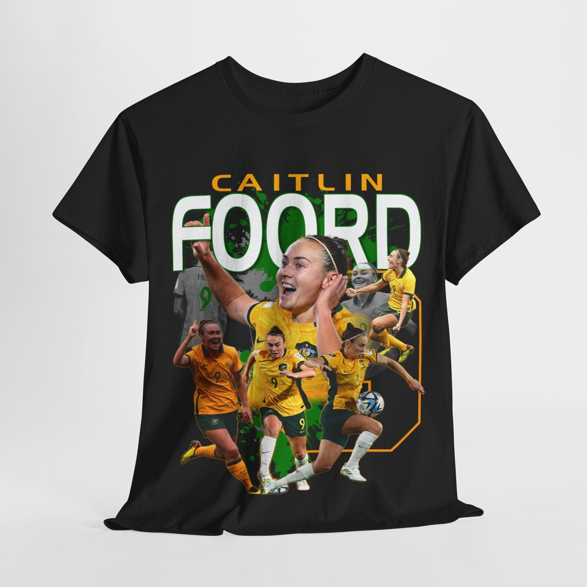 Caitlyn Foord Matildas Graphic Tee Graphic Tees Australia Graphic T-Shirt Australia -  Cool Graphic T-Shirts Online -  Caitlyn Foord Matildas T-Shirt | Matildas Merchandise Australia