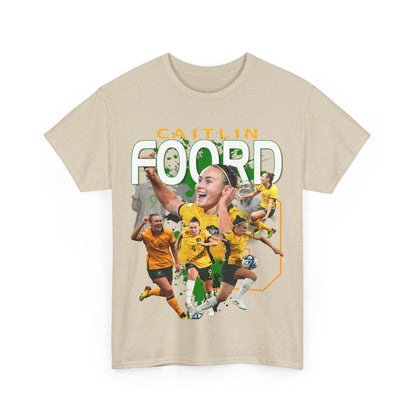 Caitlyn Foord Matildas TShirt Printify Graphic T-Shirt Australia -  Cool Graphic T-Shirts Online - 