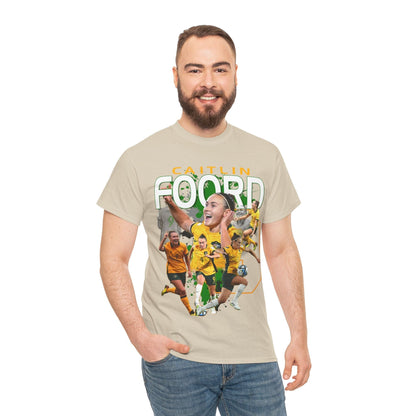 Caitlyn Foord Matildas TShirt Printify Graphic T-Shirt Australia -  Cool Graphic T-Shirts Online - 