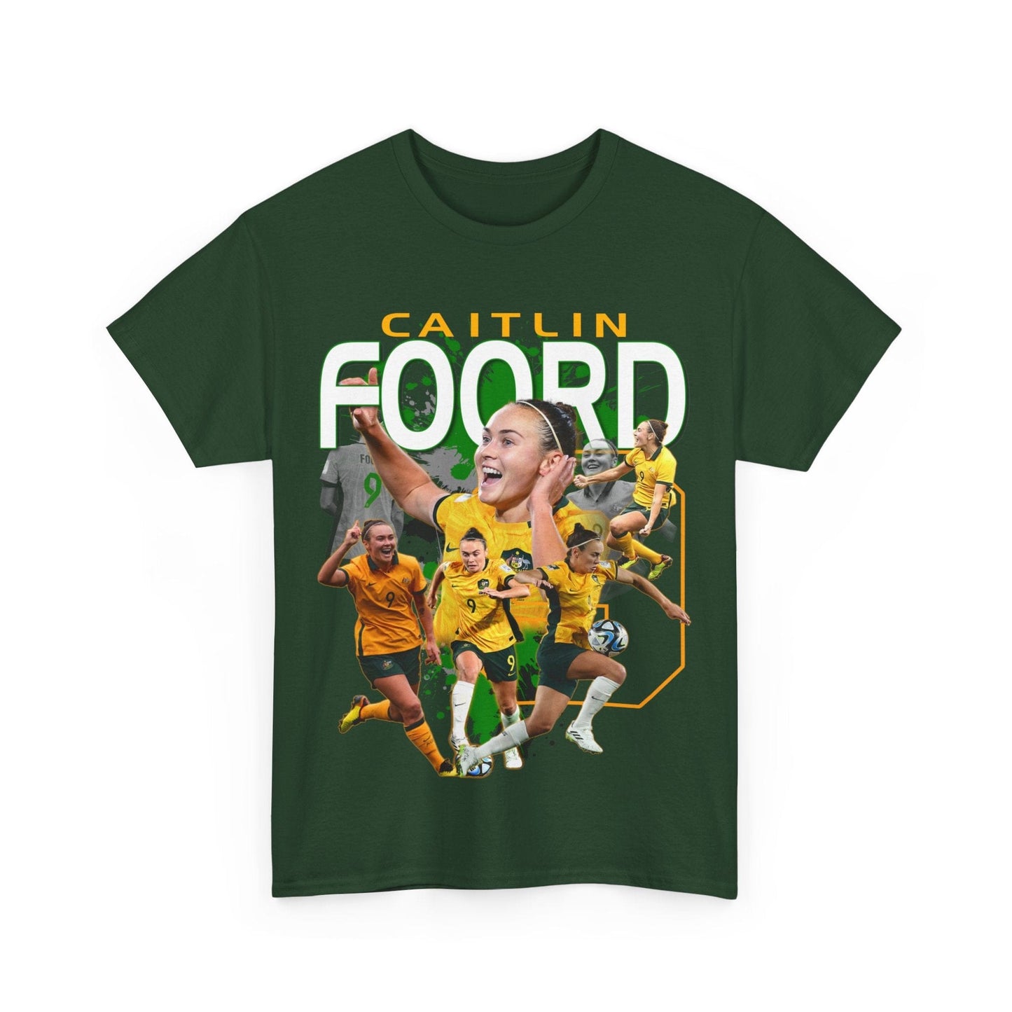 Caitlyn Foord Matildas TShirt Printify Graphic T-Shirt Australia -  Cool Graphic T-Shirts Online - 