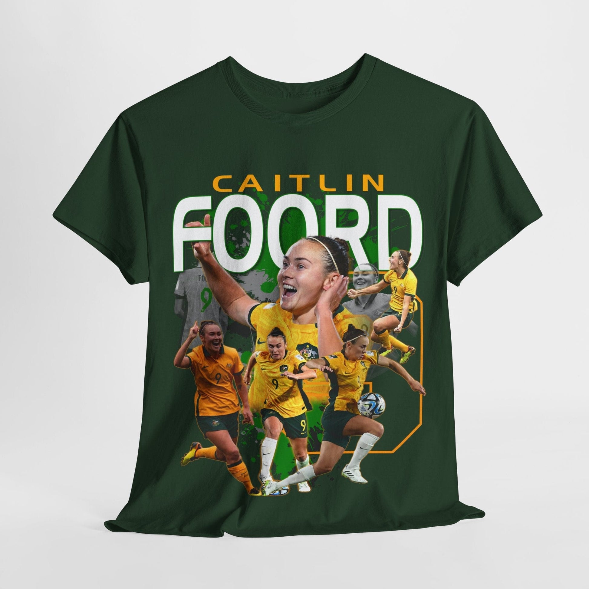 Caitlyn Foord Matildas TShirt Printify Graphic T-Shirt Australia -  Cool Graphic T-Shirts Online - 