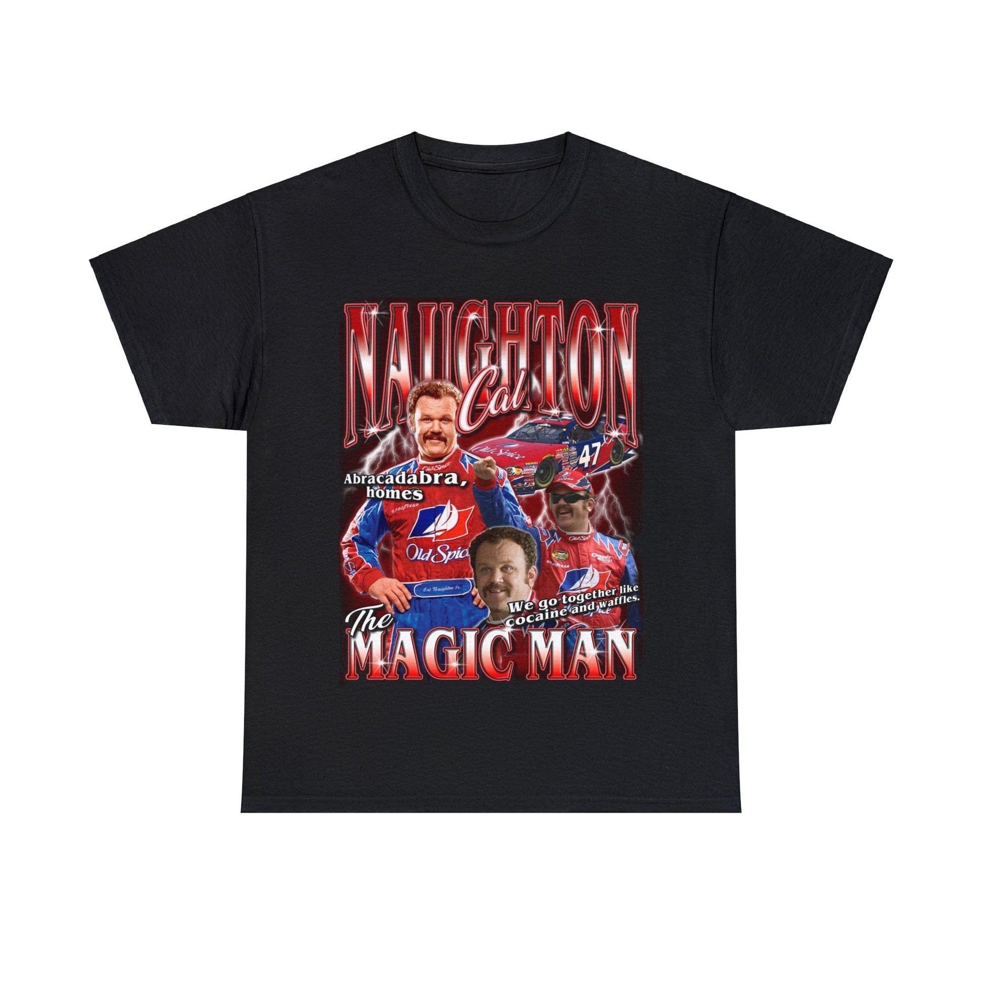 Cal Naughton JR Graphic Tee Graphic Tees Australia Black / S Graphic T-Shirt Australia -  Cool Graphic T-Shirts Online - 