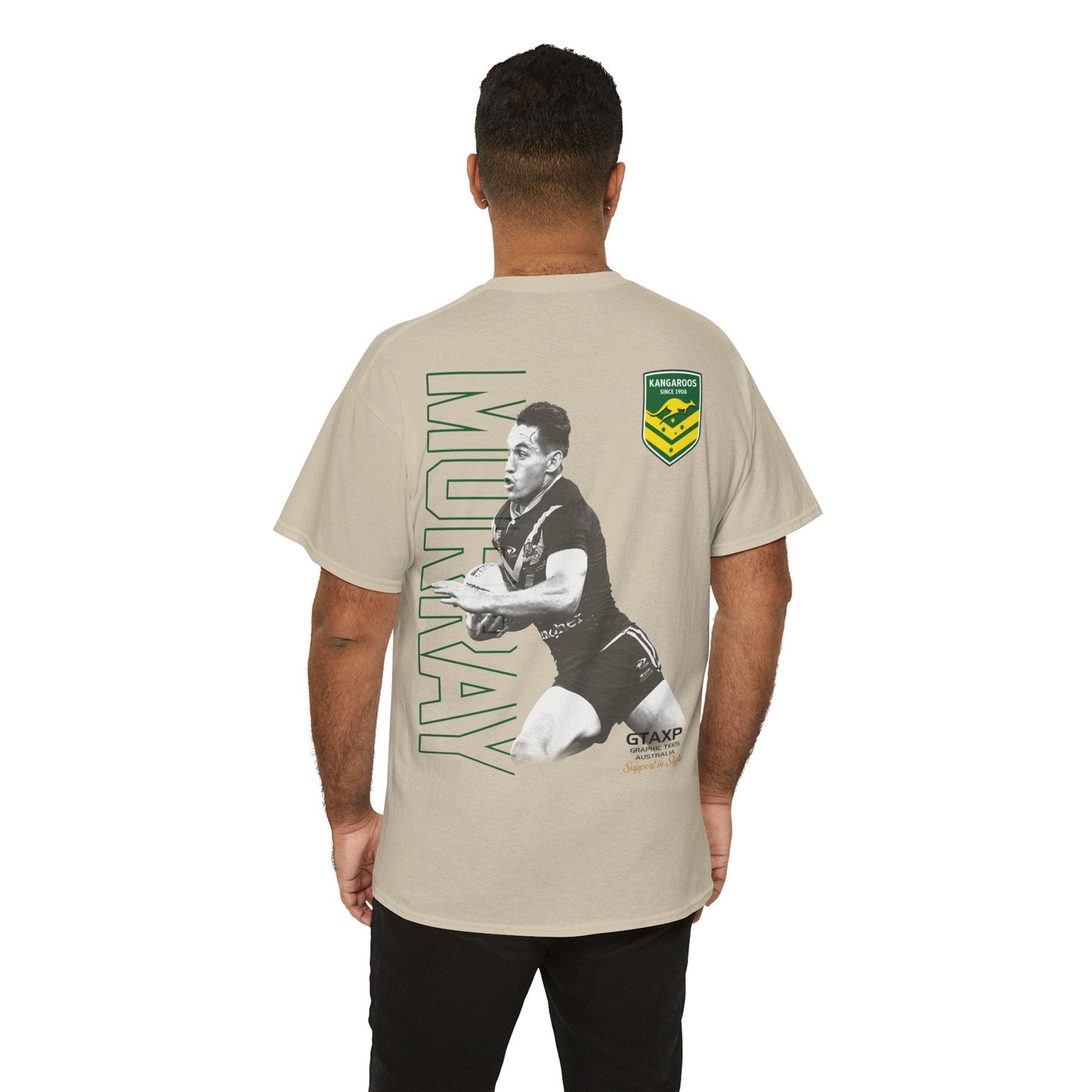 Cameron Murray Kangaroos TShirt Printify Sand / S Graphic T-Shirt Australia -  Cool Graphic T-Shirts Online - 