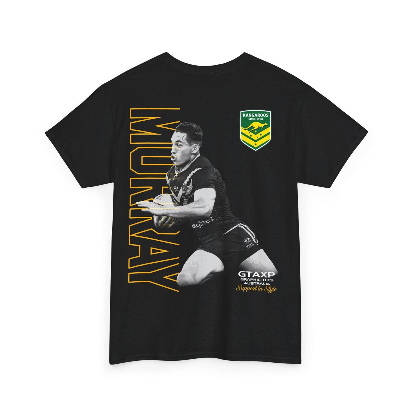 Cameron Murray Kangaroos TShirt Printify Graphic T-Shirt Australia -  Cool Graphic T-Shirts Online - 