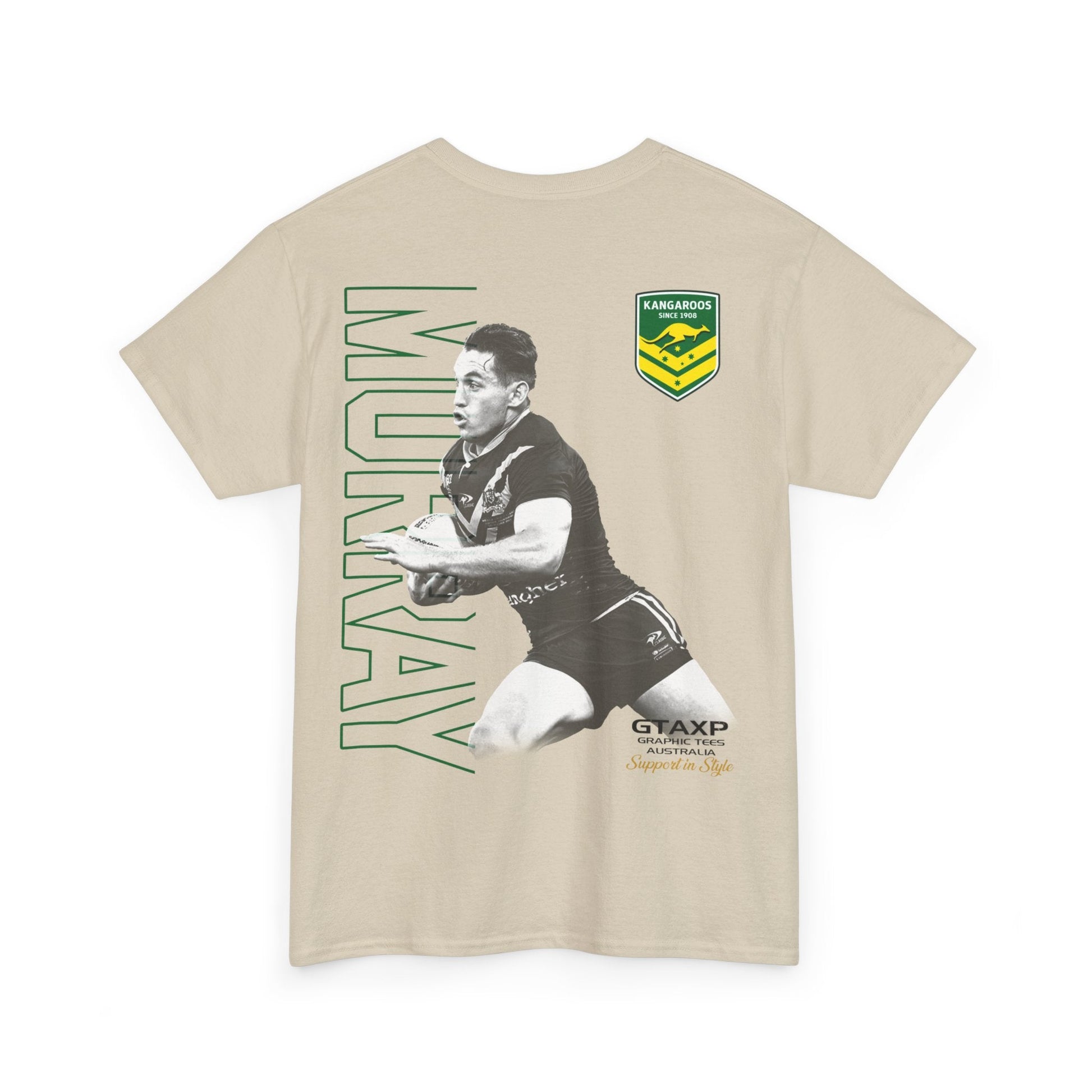 Cameron Murray Kangaroos TShirt Printify Graphic T-Shirt Australia -  Cool Graphic T-Shirts Online - 