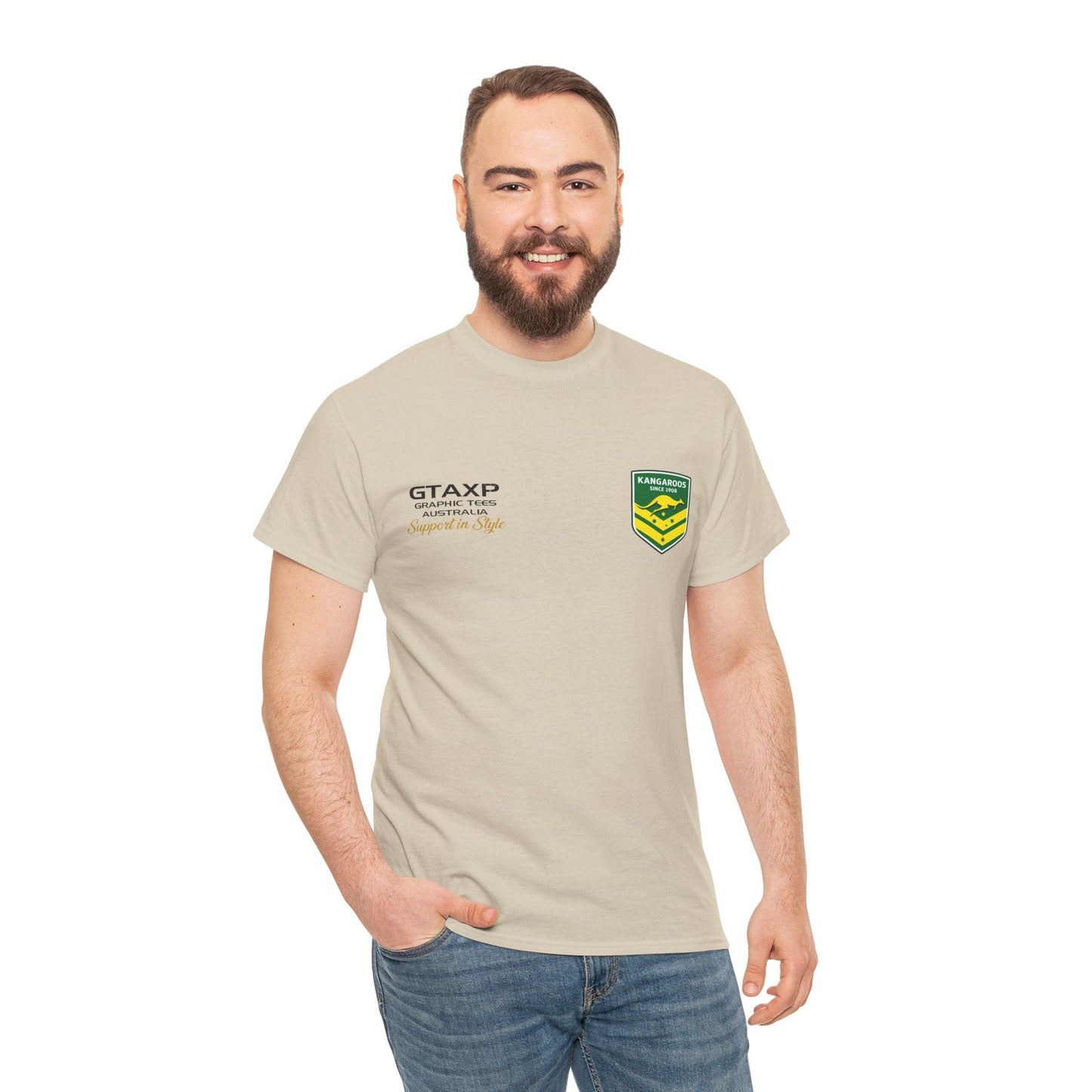 Cameron Murray Kangaroos TShirt Printify Graphic T-Shirt Australia -  Cool Graphic T-Shirts Online - 